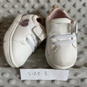 Baby girl sneakers size 3